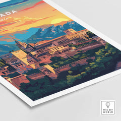 Granada Travel Poster-This Art World