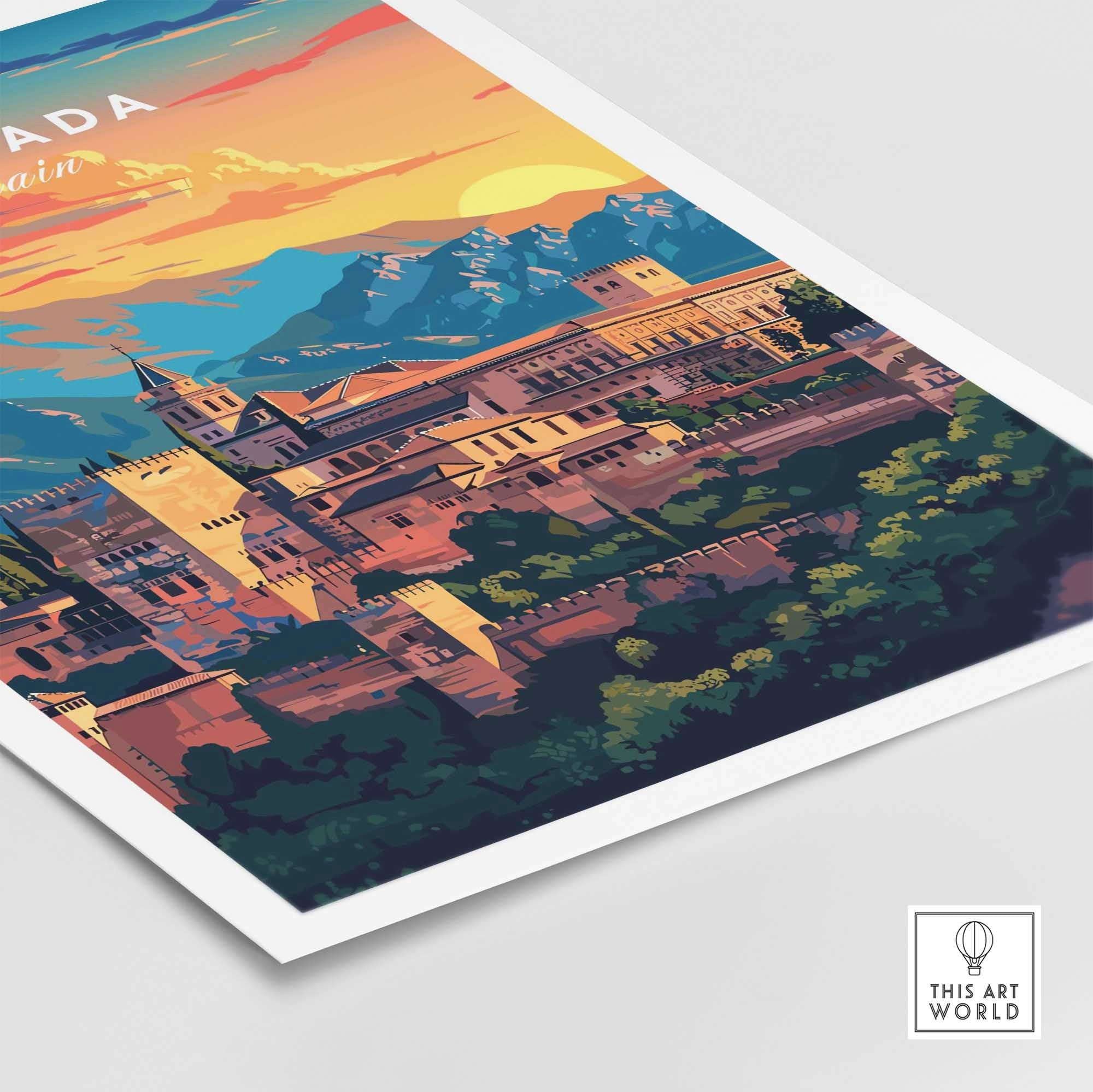 Granada Travel Poster-This Art World