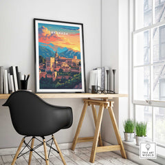 Granada Travel Poster-This Art World
