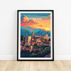 Granada Travel Poster-This Art World