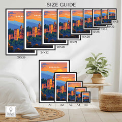 Granada Travel Print-This Art World