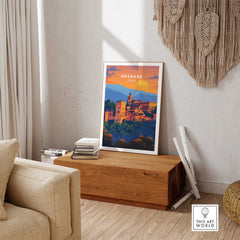Granada Travel Print-This Art World