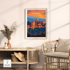 Granada Travel Print-This Art World