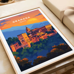 Granada Travel Print-This Art World