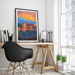 Granada Travel Print-This Art World