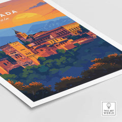 Granada Travel Print-This Art World