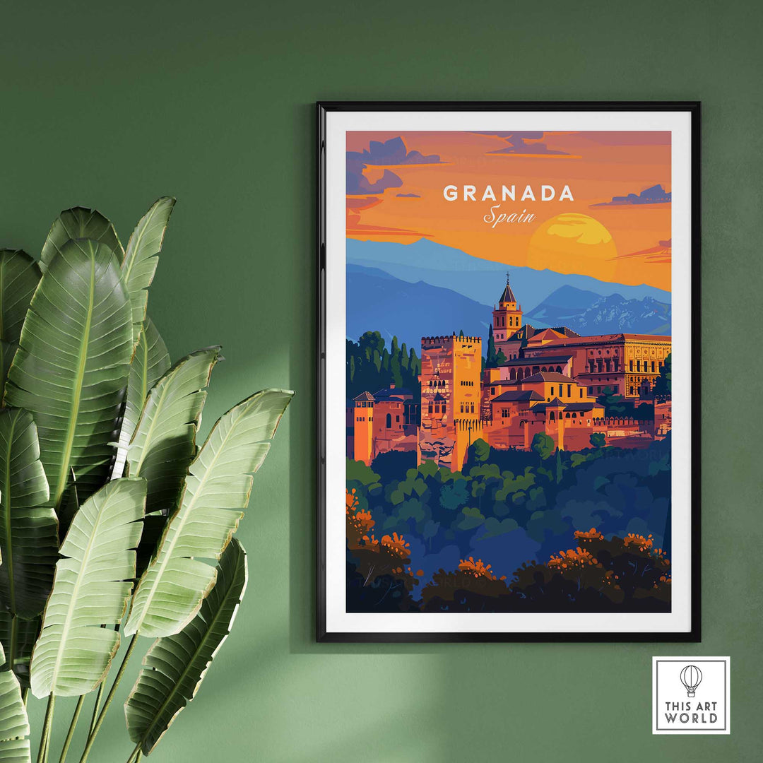 Granada Travel Print-This Art World