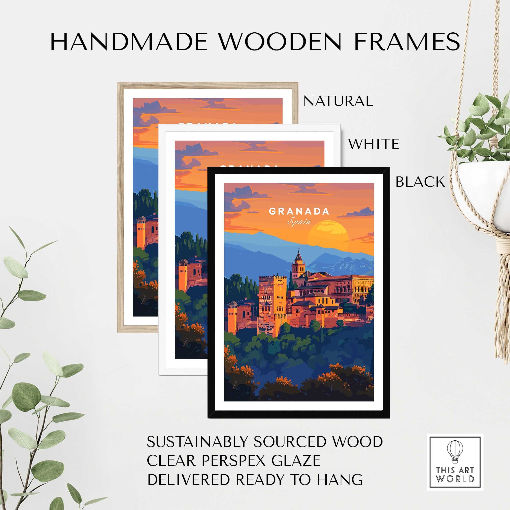 Granada Travel Print-This Art World