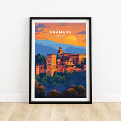 Granada Travel Print-This Art World