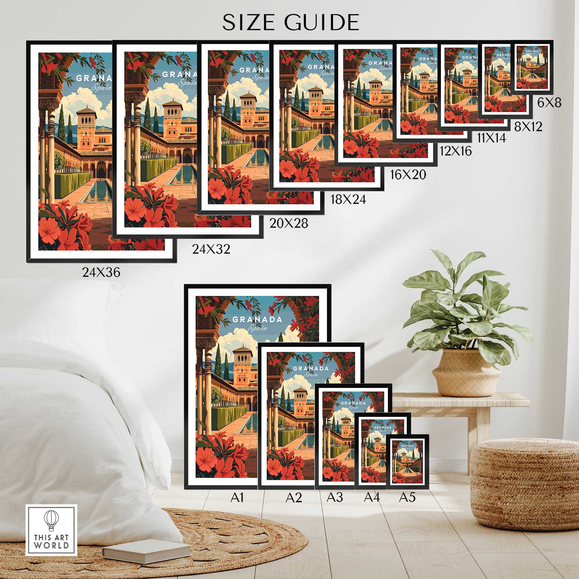 Granada Wall Art Print-This Art World
