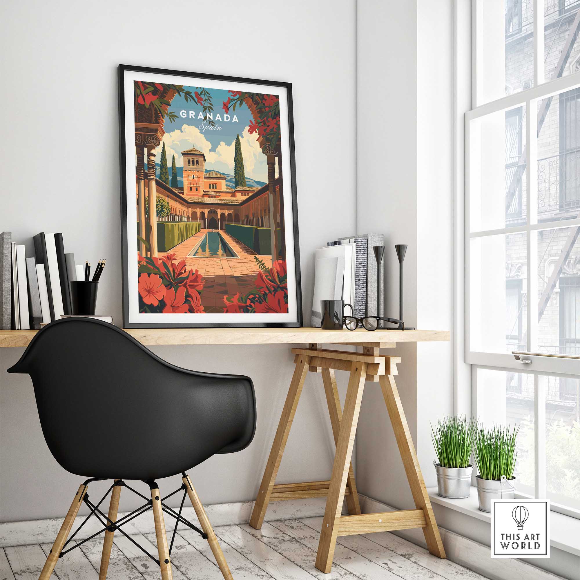Granada Wall Art Print-This Art World