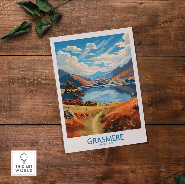 Grasmere Lake District Print-This Art World