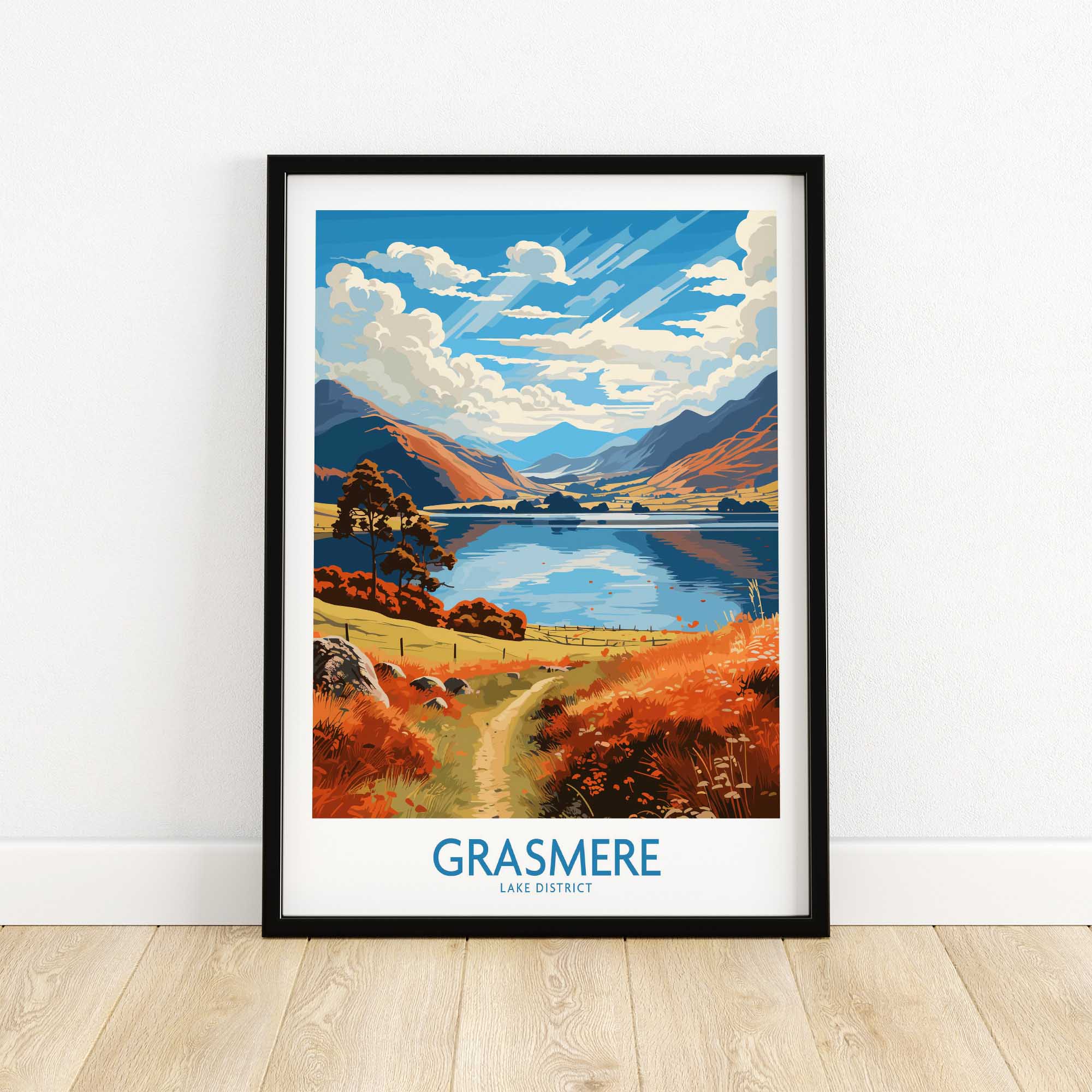 Grasmere Lake District Print-This Art World