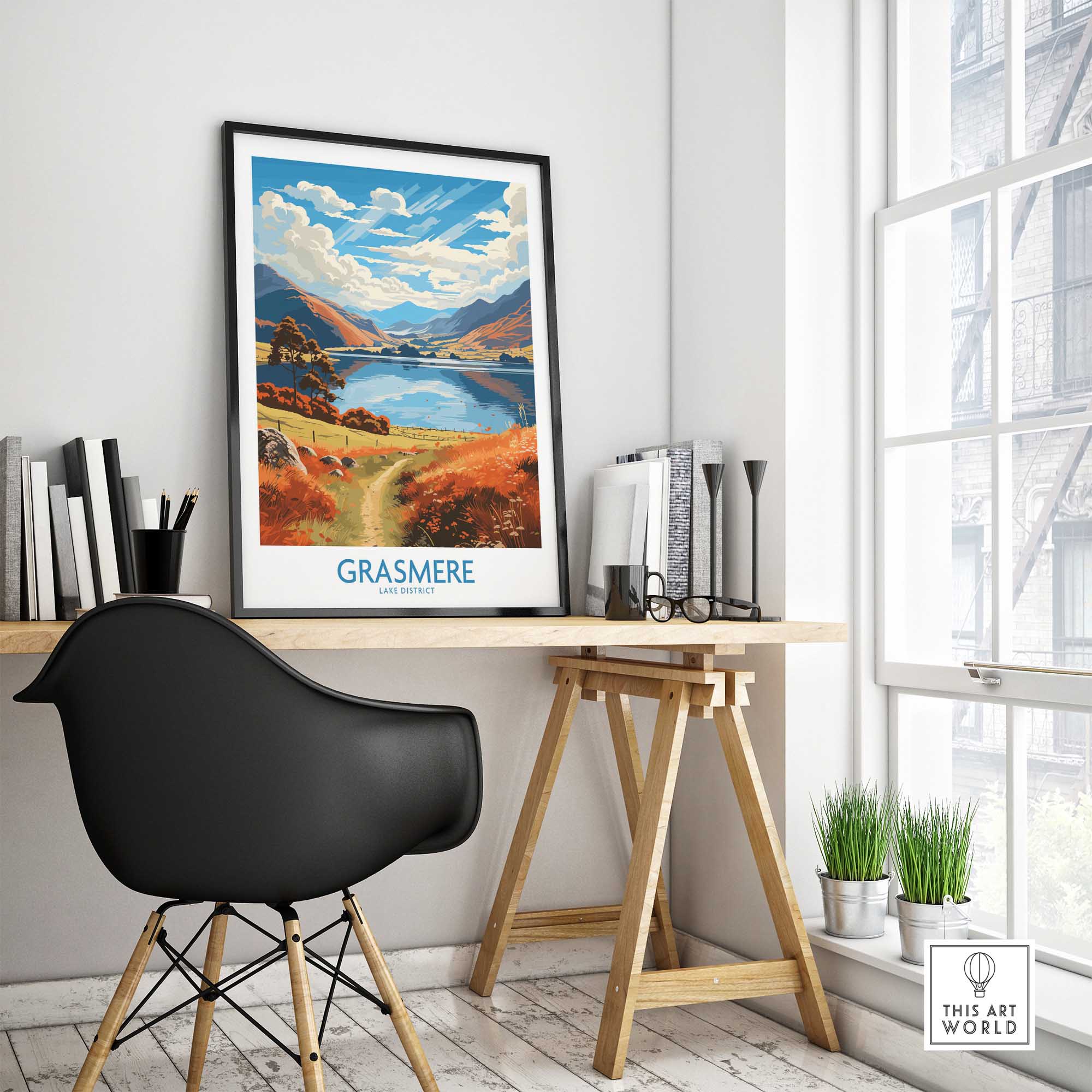 Grasmere Lake District Print-This Art World