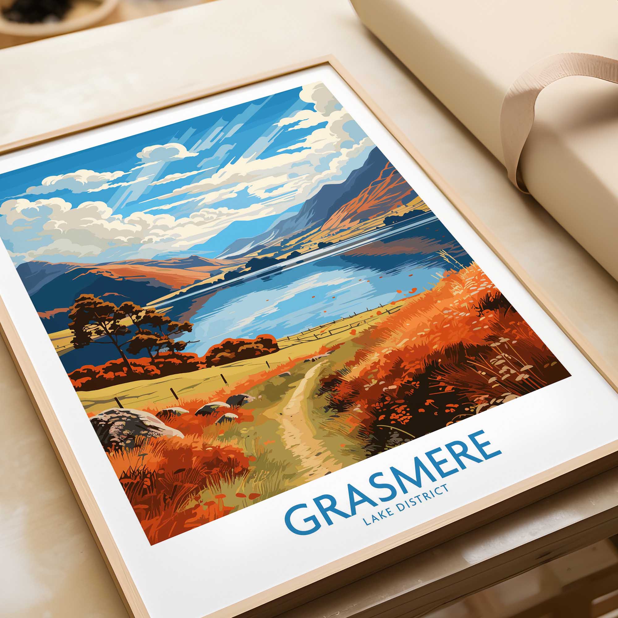 Grasmere Lake District Print-This Art World