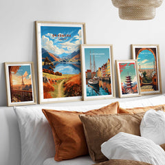 Grasmere Lake District Travel Poster-This Art World