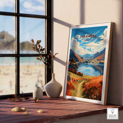 Grasmere Lake District Travel Poster-This Art World