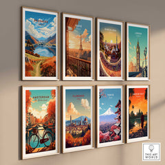 Grasmere Lake District Travel Poster-This Art World