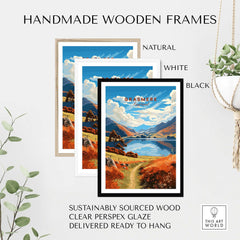Grasmere Lake District Travel Poster-This Art World