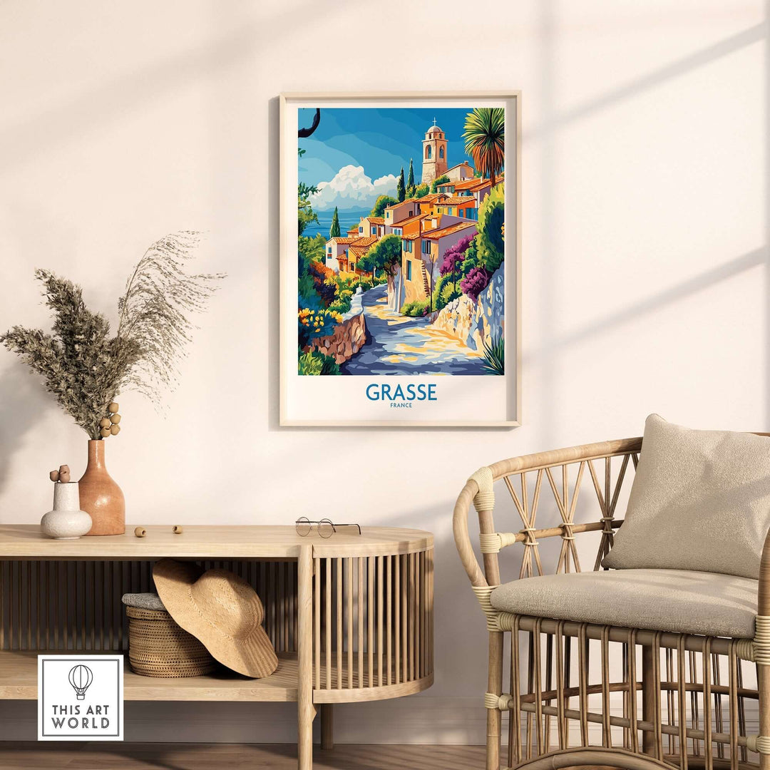 Grasse Travel Poster