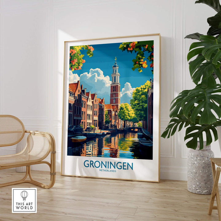 Groningen Poster Netherlands