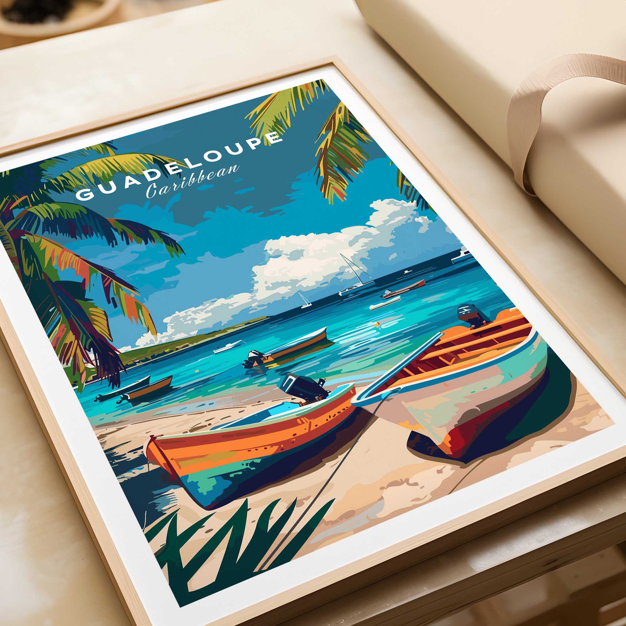 Guadeloupe Poster-This Art World