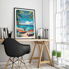 Guadeloupe Poster-This Art World