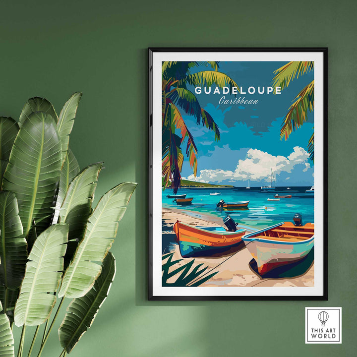Guadeloupe Poster-This Art World