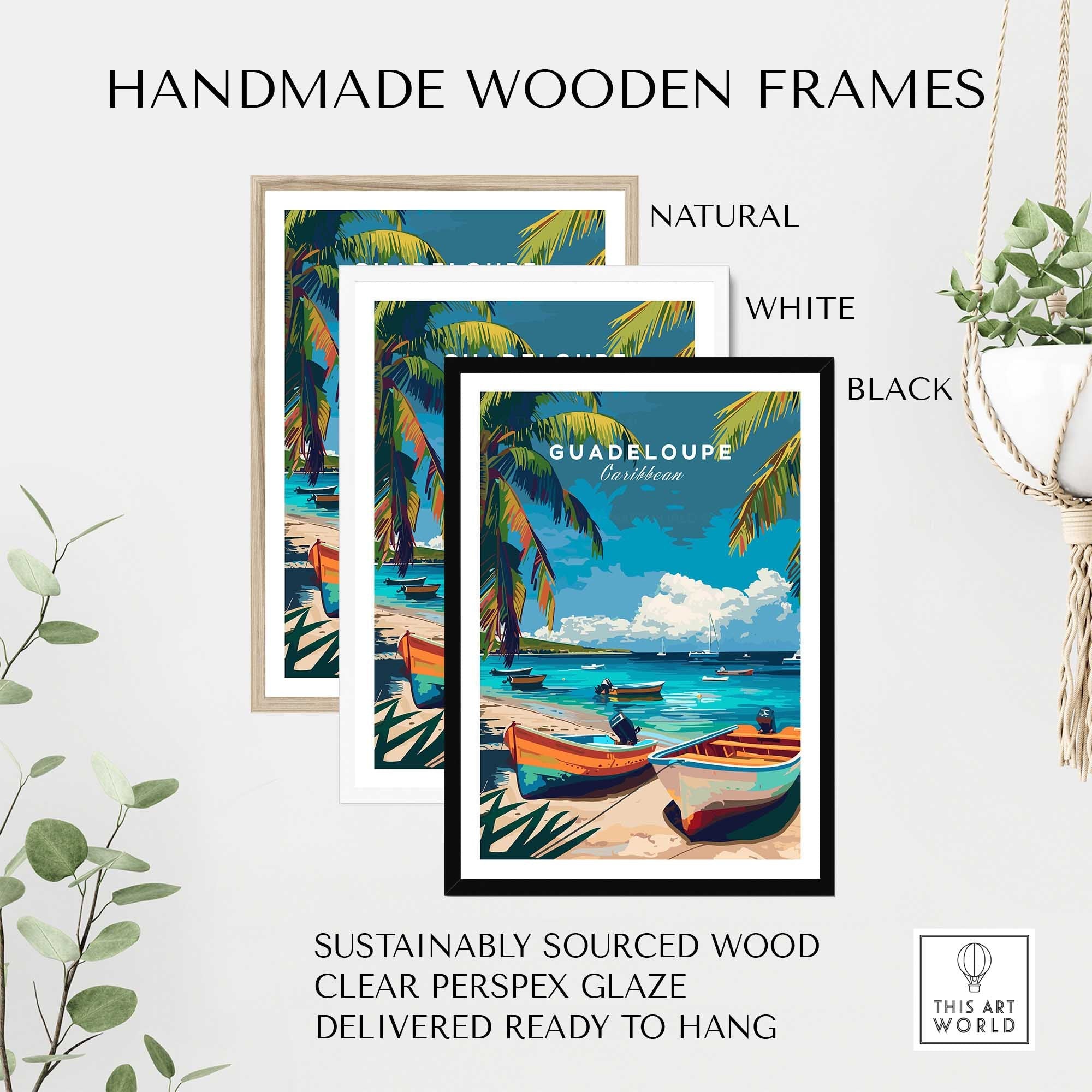 Guadeloupe Poster-This Art World
