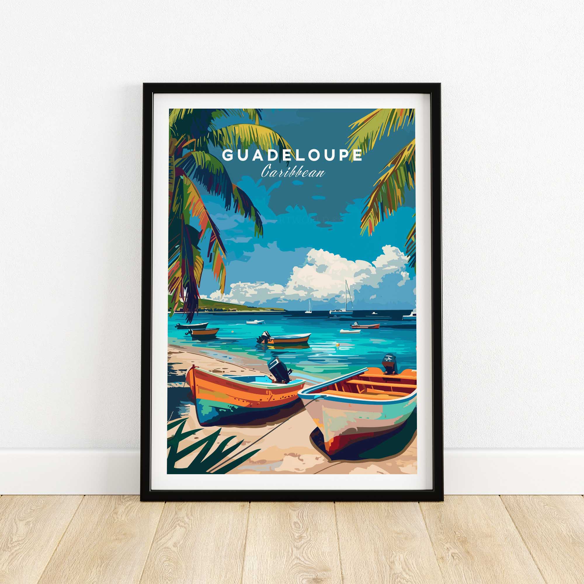 Guadeloupe Poster-This Art World