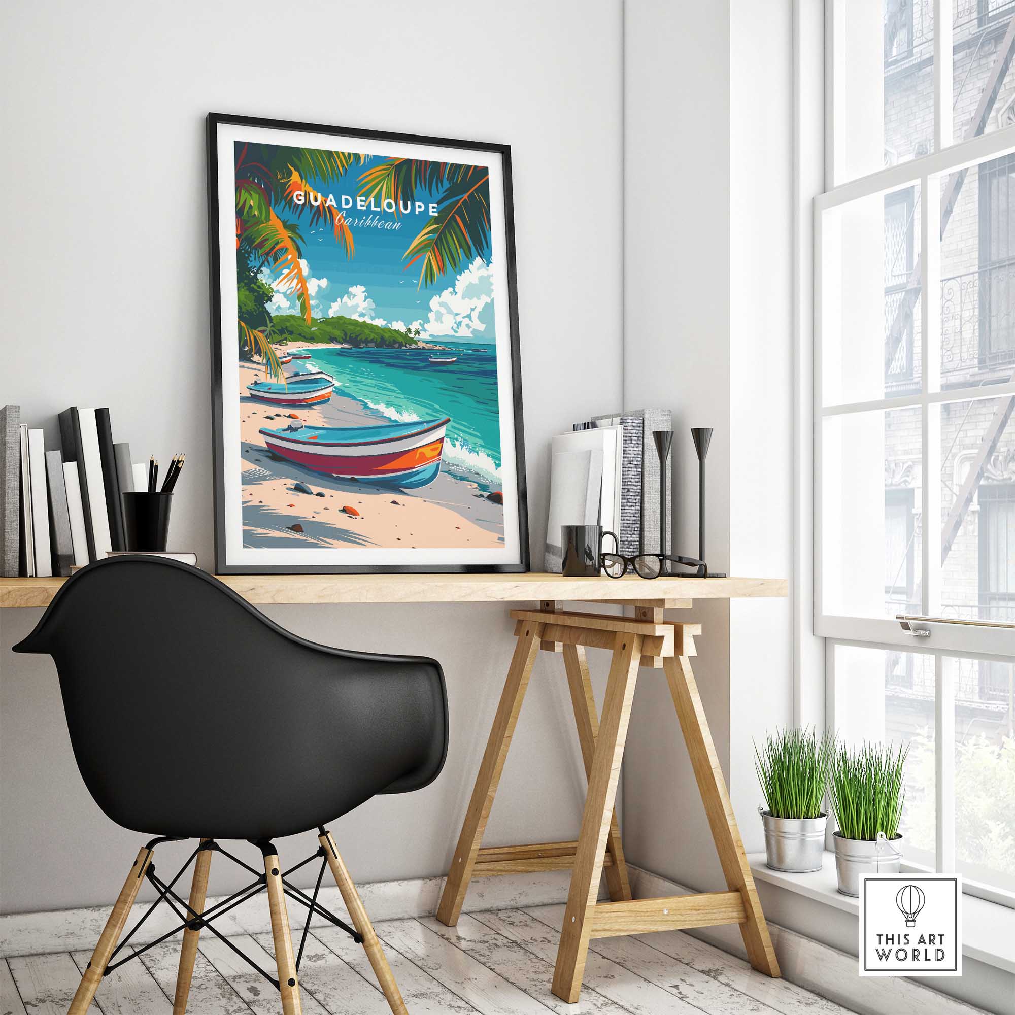 Guadeloupe Print-This Art World