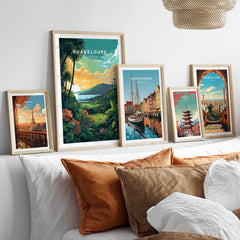 Guadeloupe Print Caribbean Art-This Art World
