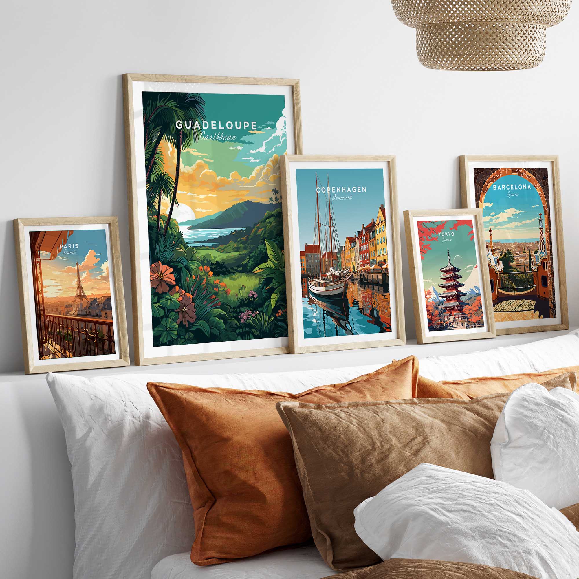 Guadeloupe Print Caribbean Art-This Art World