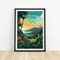 Guadeloupe Print Caribbean Art-This Art World
