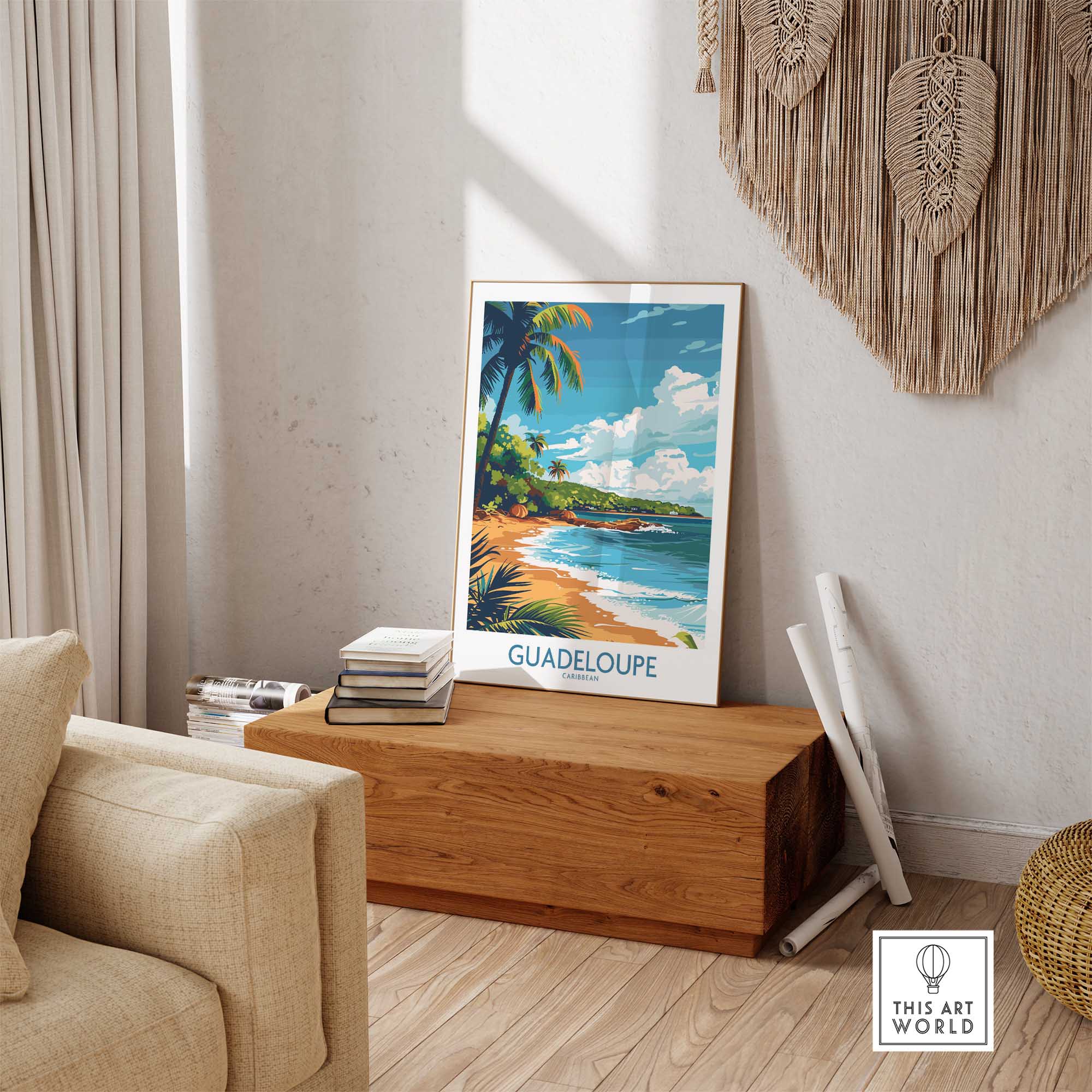 Guadeloupe Travel Poster-This Art World