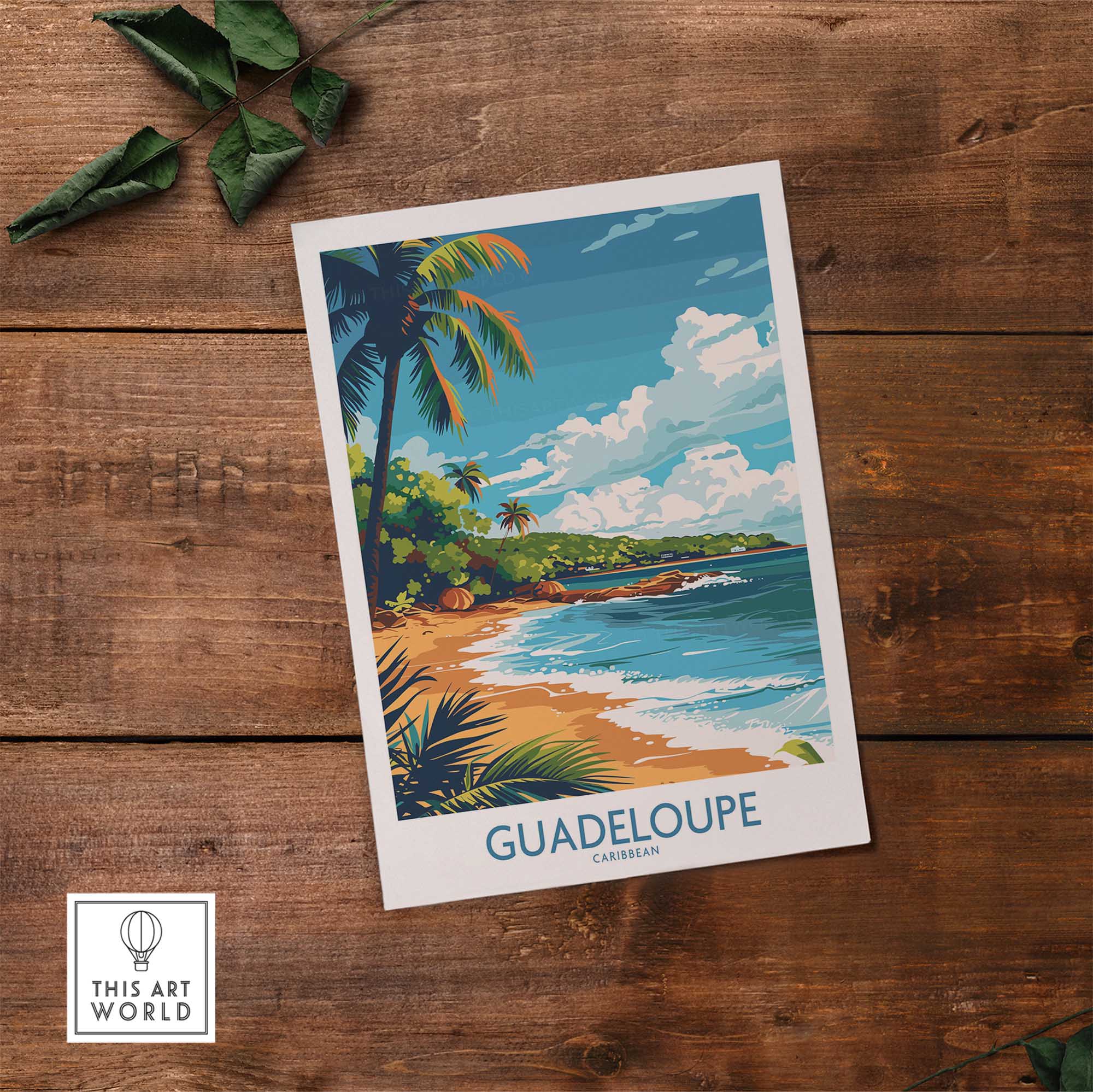 Guadeloupe Travel Poster-This Art World