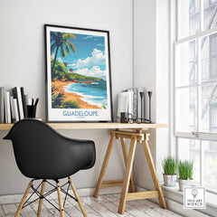 Guadeloupe Travel Poster-This Art World