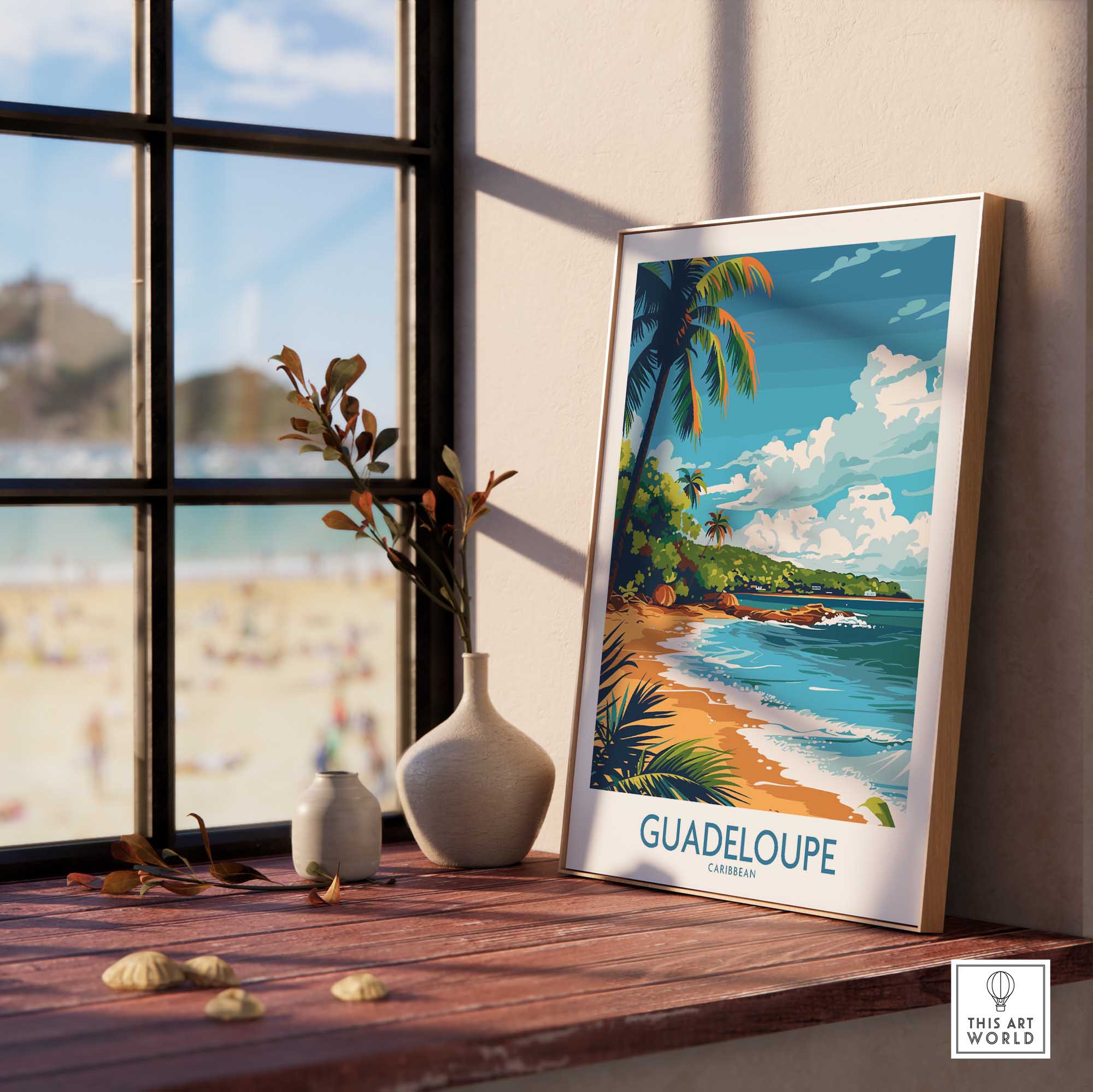 Guadeloupe Travel Poster-This Art World