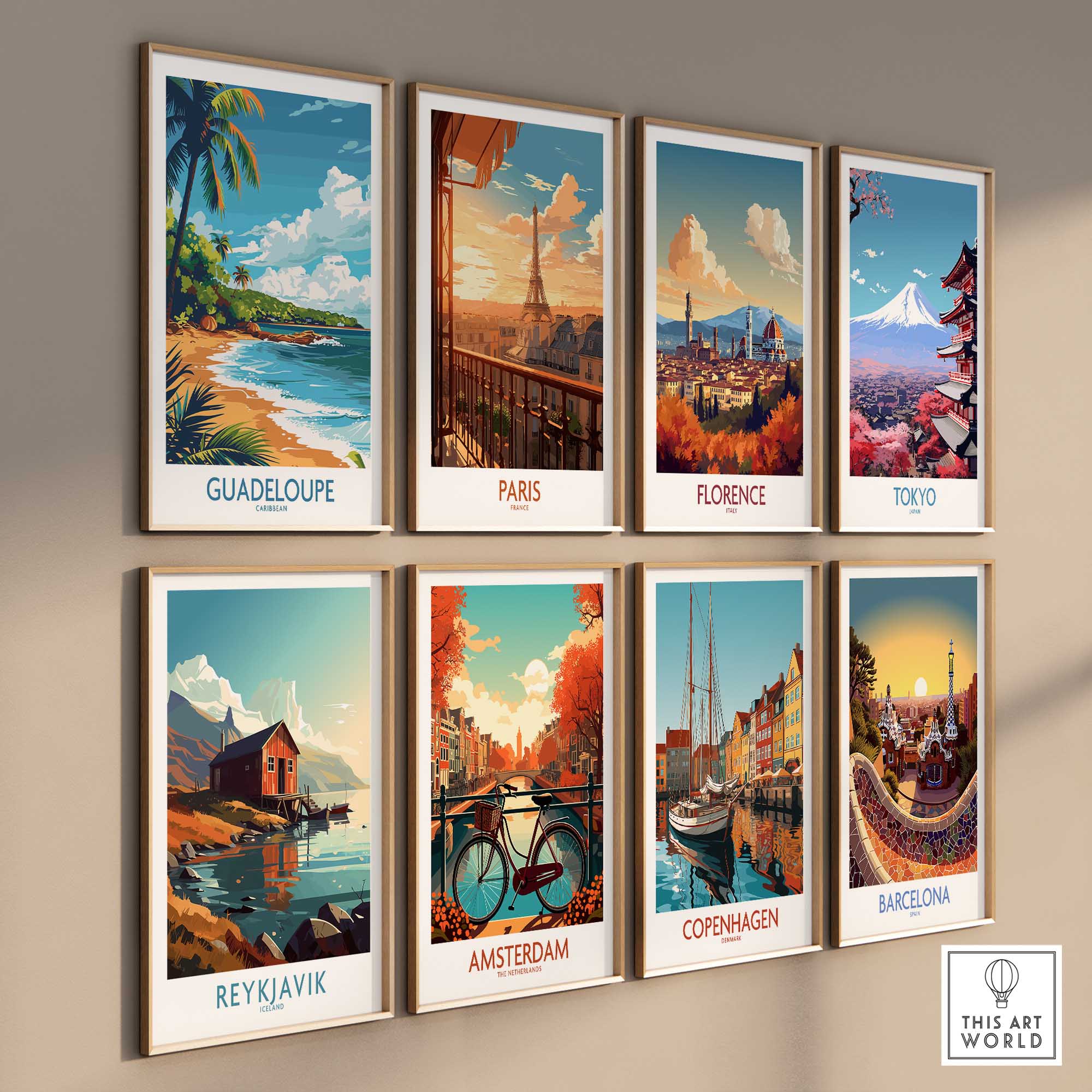 Guadeloupe Travel Poster-This Art World