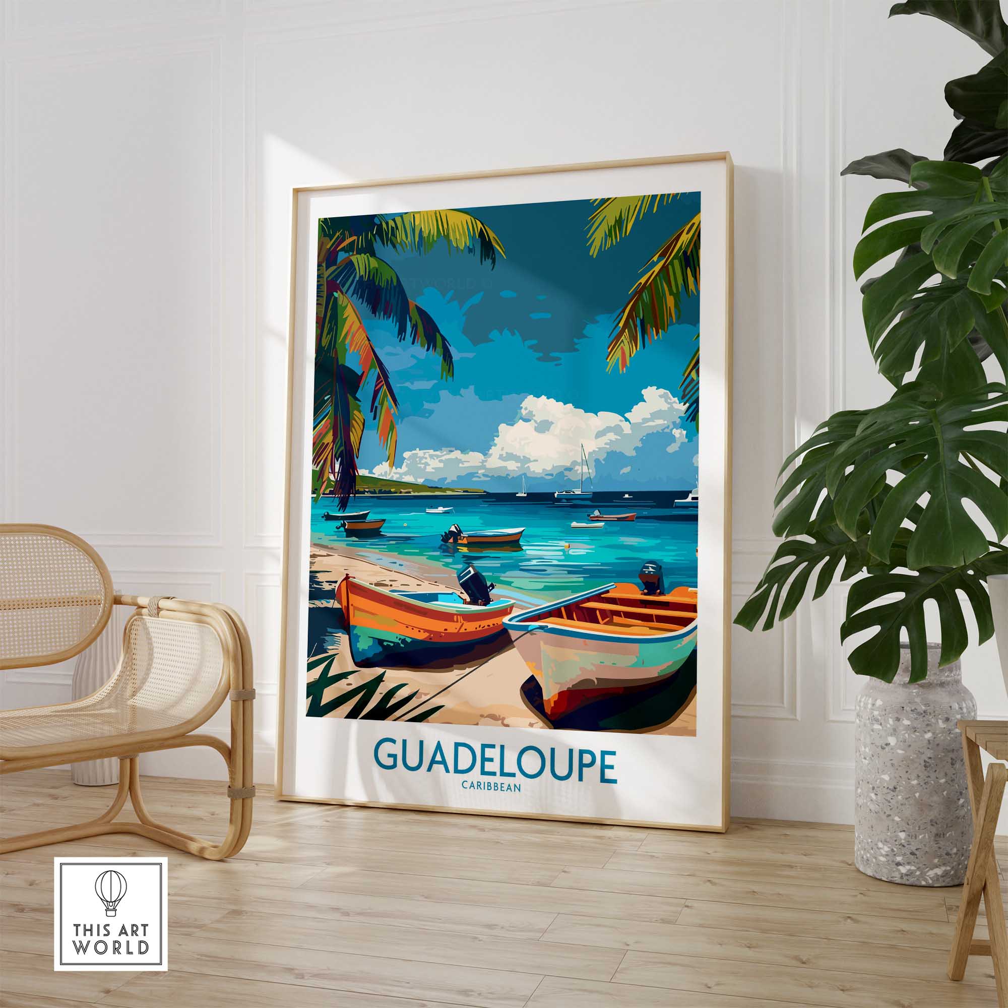 Guadeloupe Travel Print-This Art World