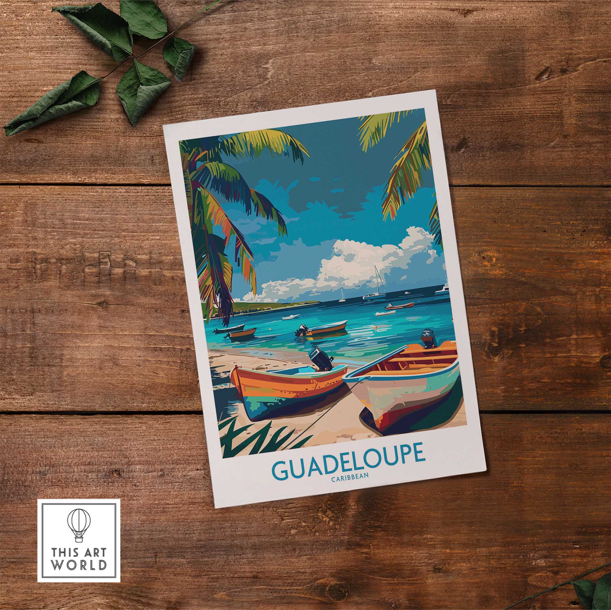 Guadeloupe Travel Print-This Art World