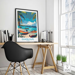 Guadeloupe Travel Print-This Art World