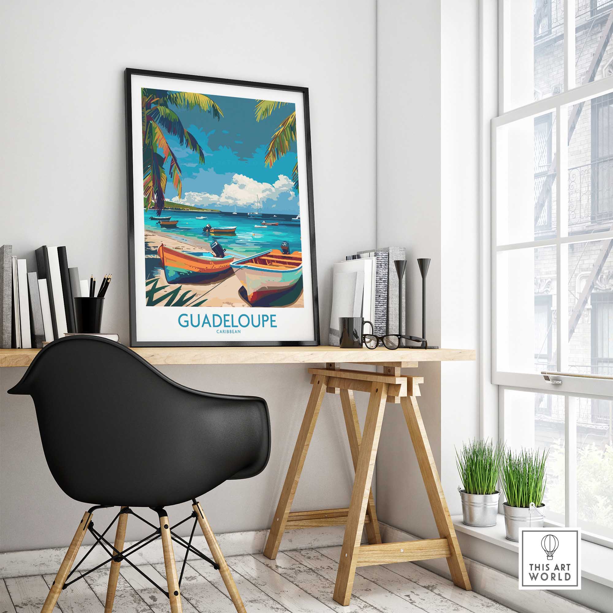 Guadeloupe Travel Print-This Art World