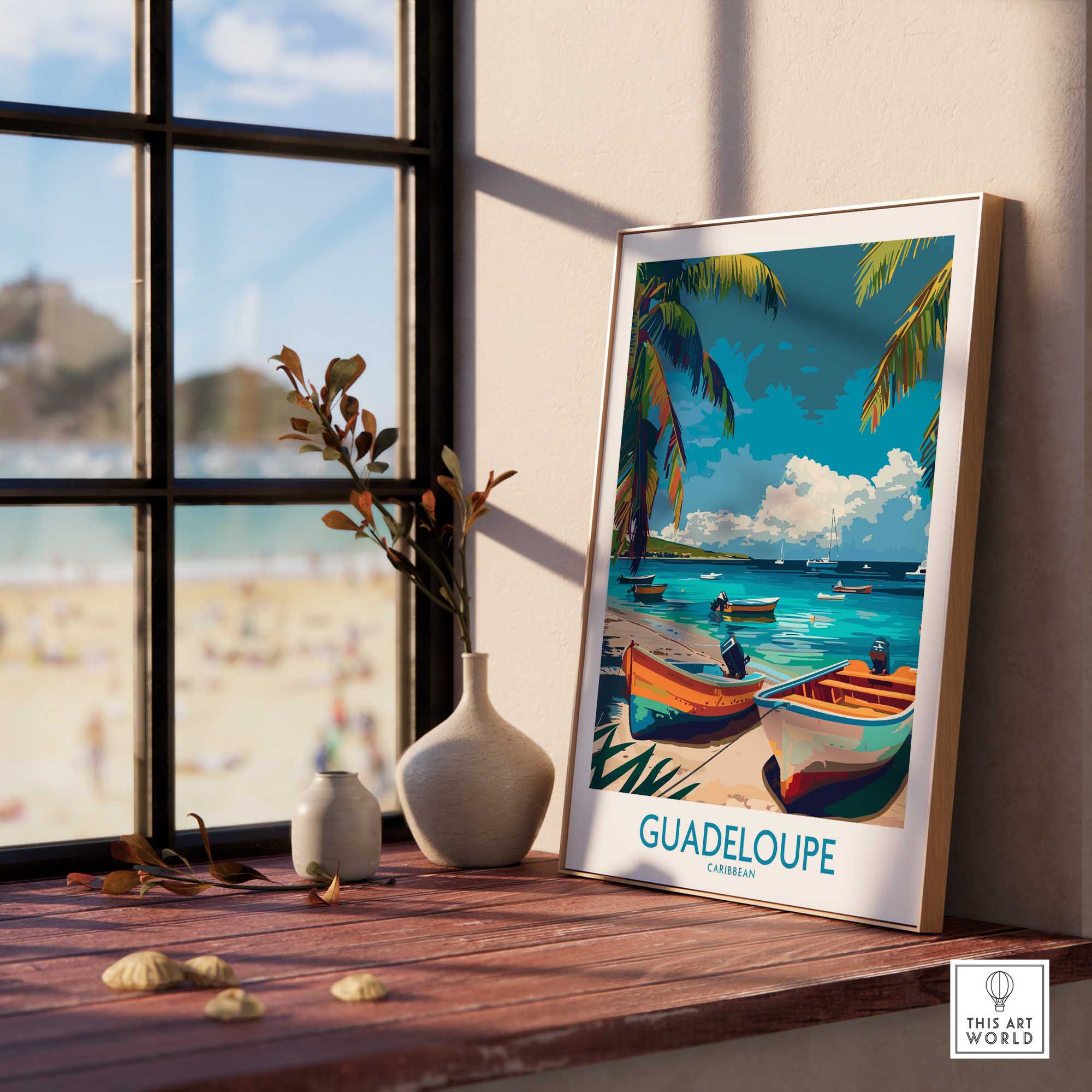 Guadeloupe Travel Print-This Art World