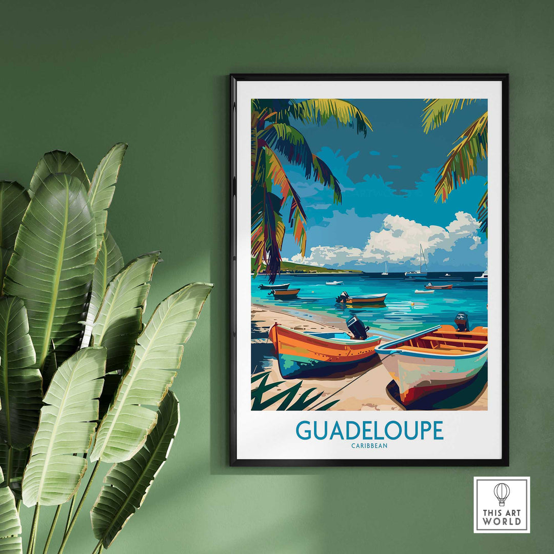 Guadeloupe Travel Print-This Art World