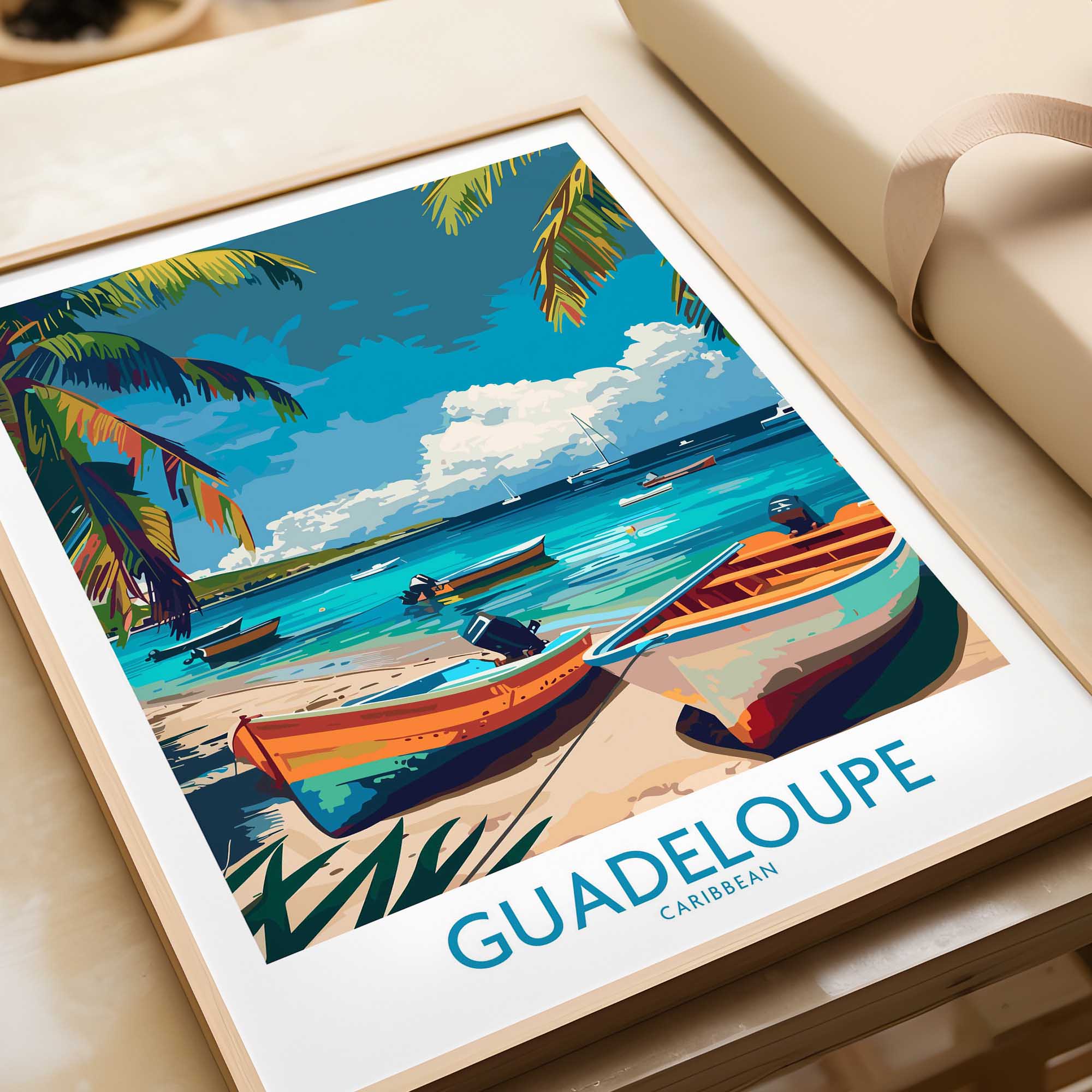 Guadeloupe Travel Print-This Art World