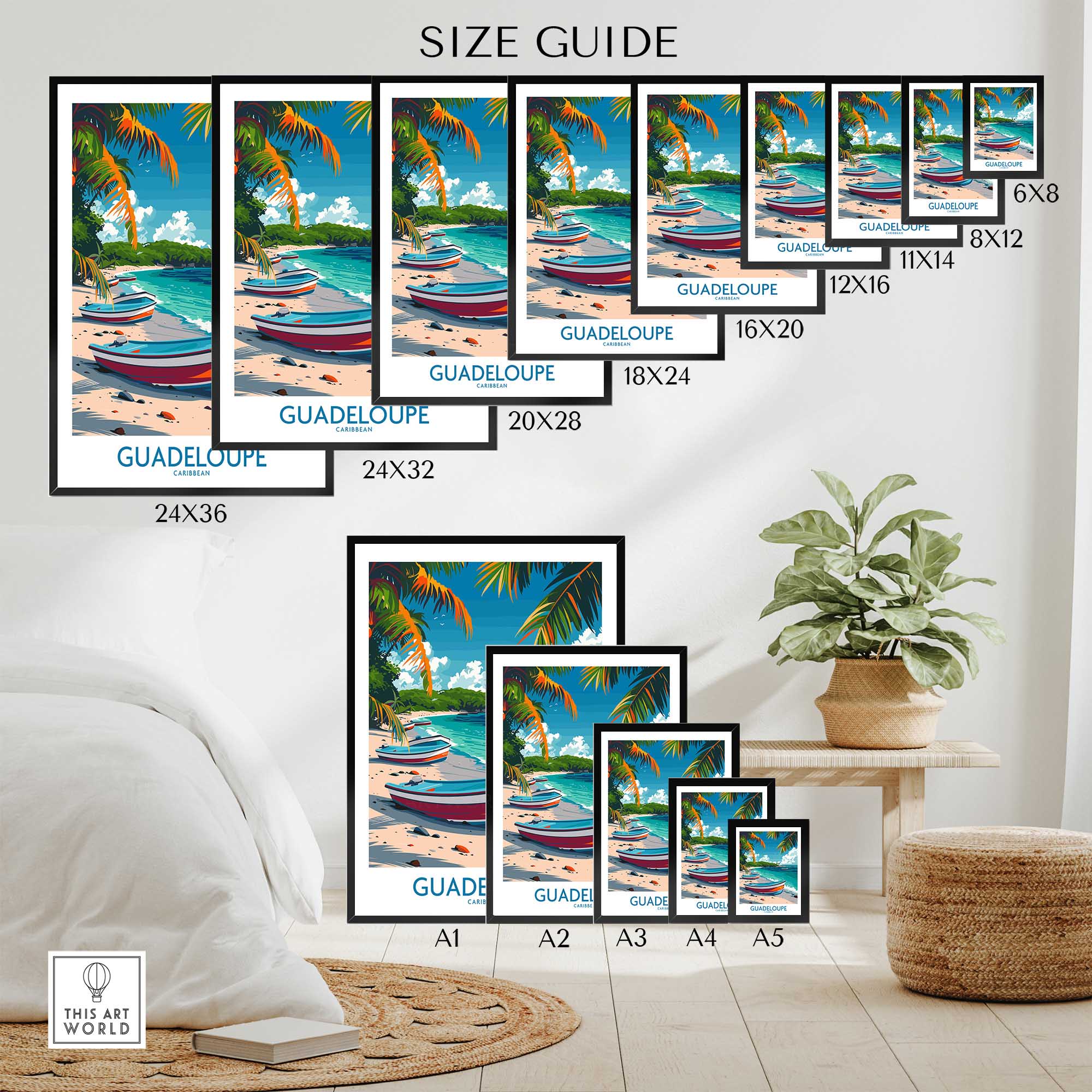 Guadeloupe Wall Art-This Art World