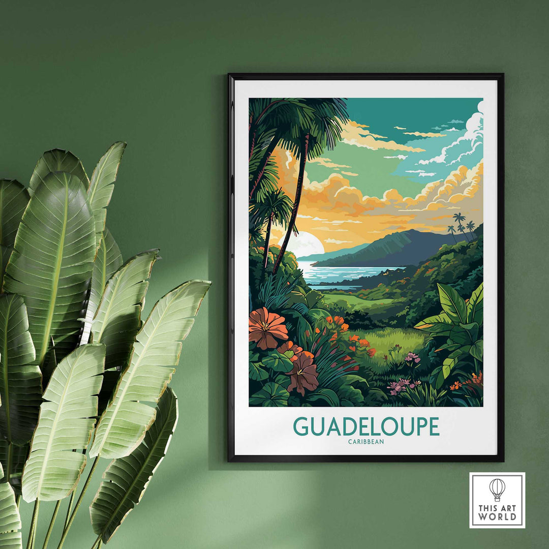Guadeloupe Wall Art Caribbean-This Art World