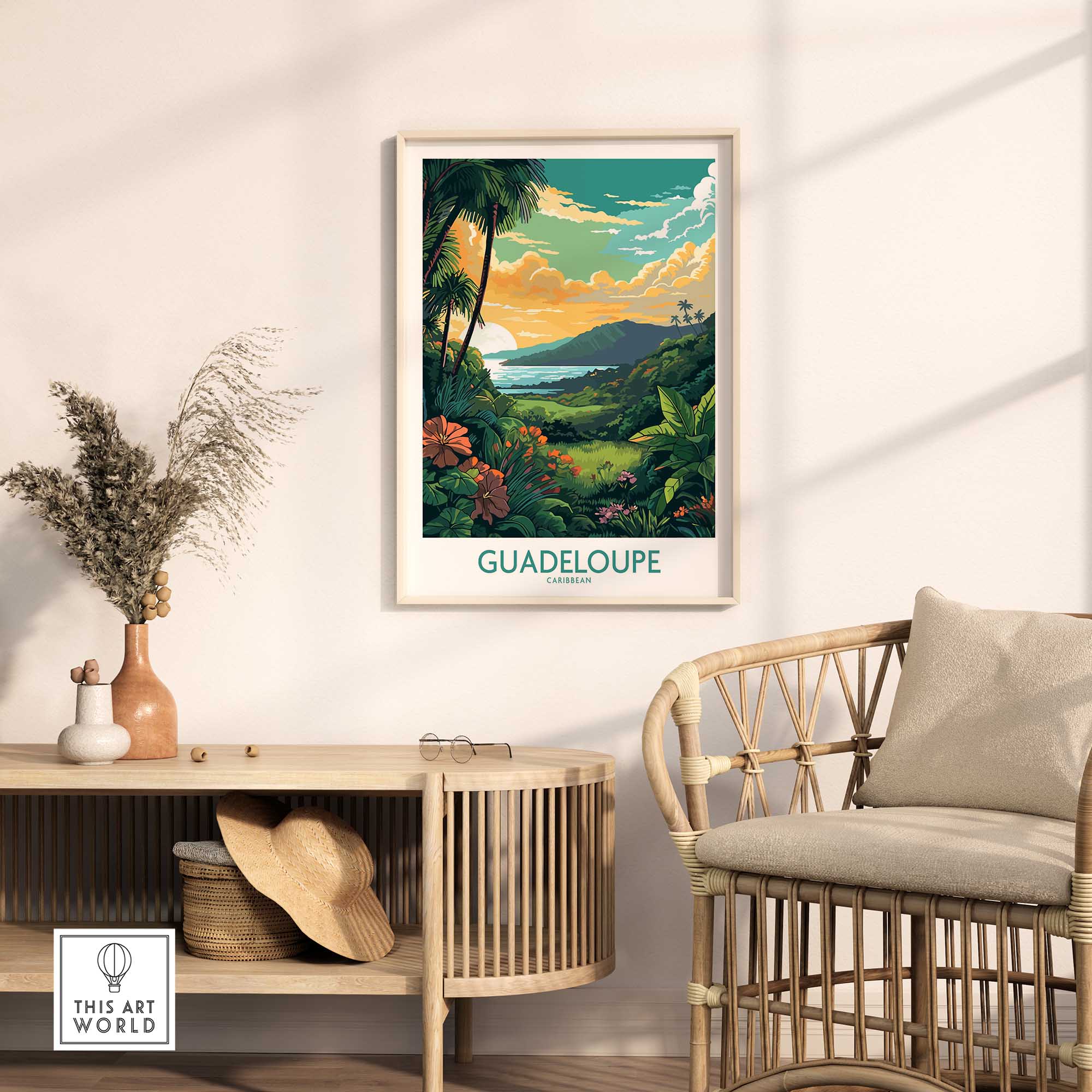 Guadeloupe Wall Art Caribbean-This Art World