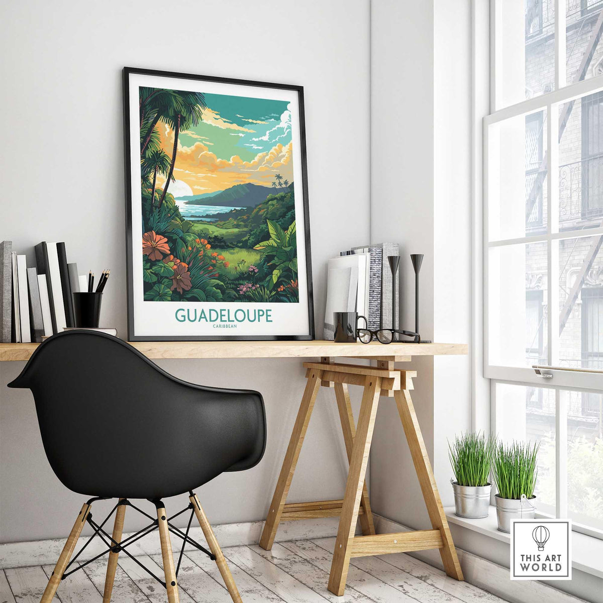 Guadeloupe Wall Art Caribbean-This Art World